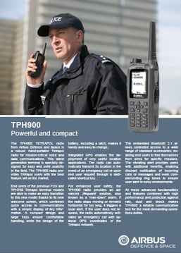 TPH900 Tetrapol radio: Familiar, yet better